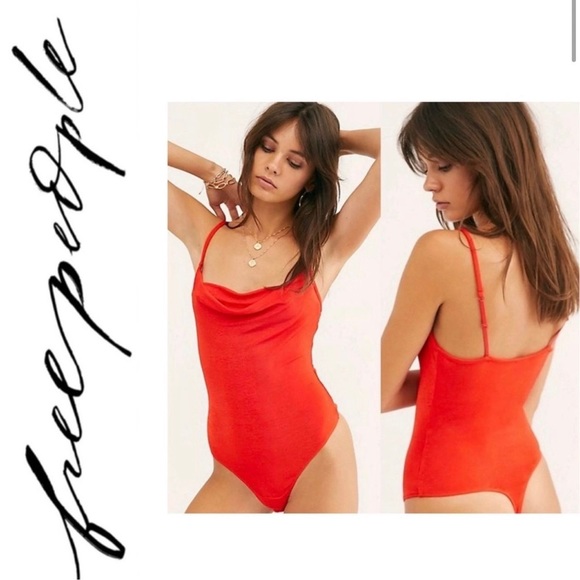 Free People Tops - Free People Cowls in the Club Bodysuit